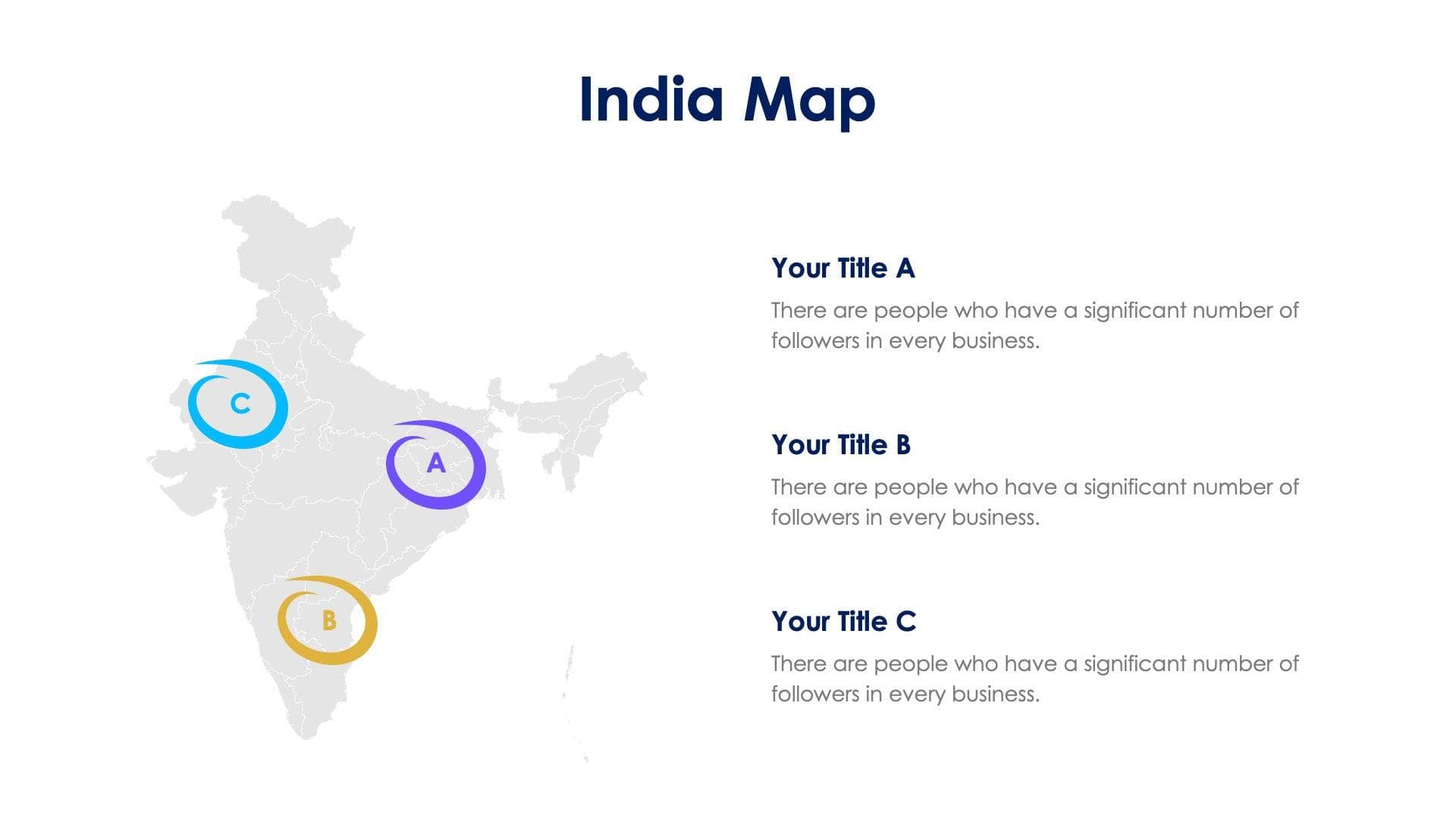 India Map Infographic Slide Template S04112213 | Infografolio