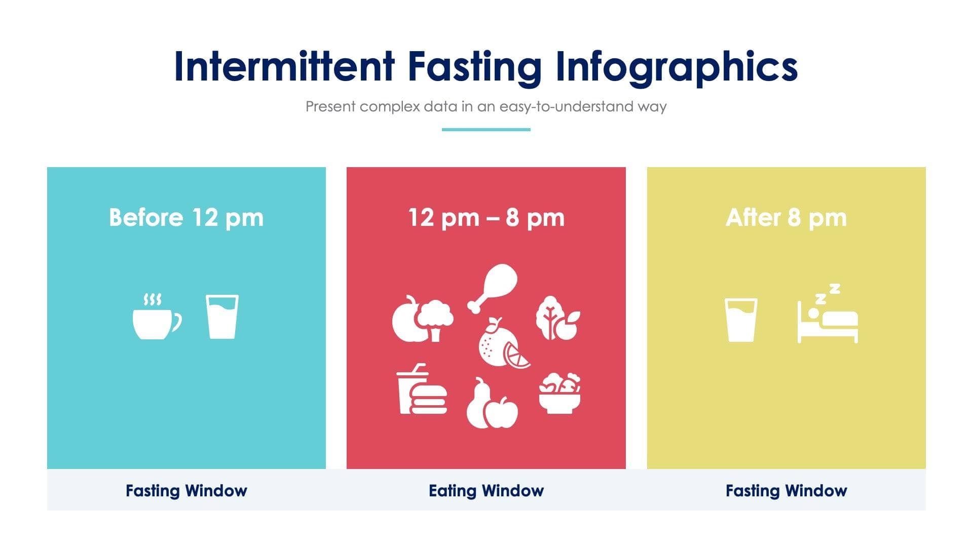 Intermittent Fasting Slide Infographic Template S04112202 | Infografolio