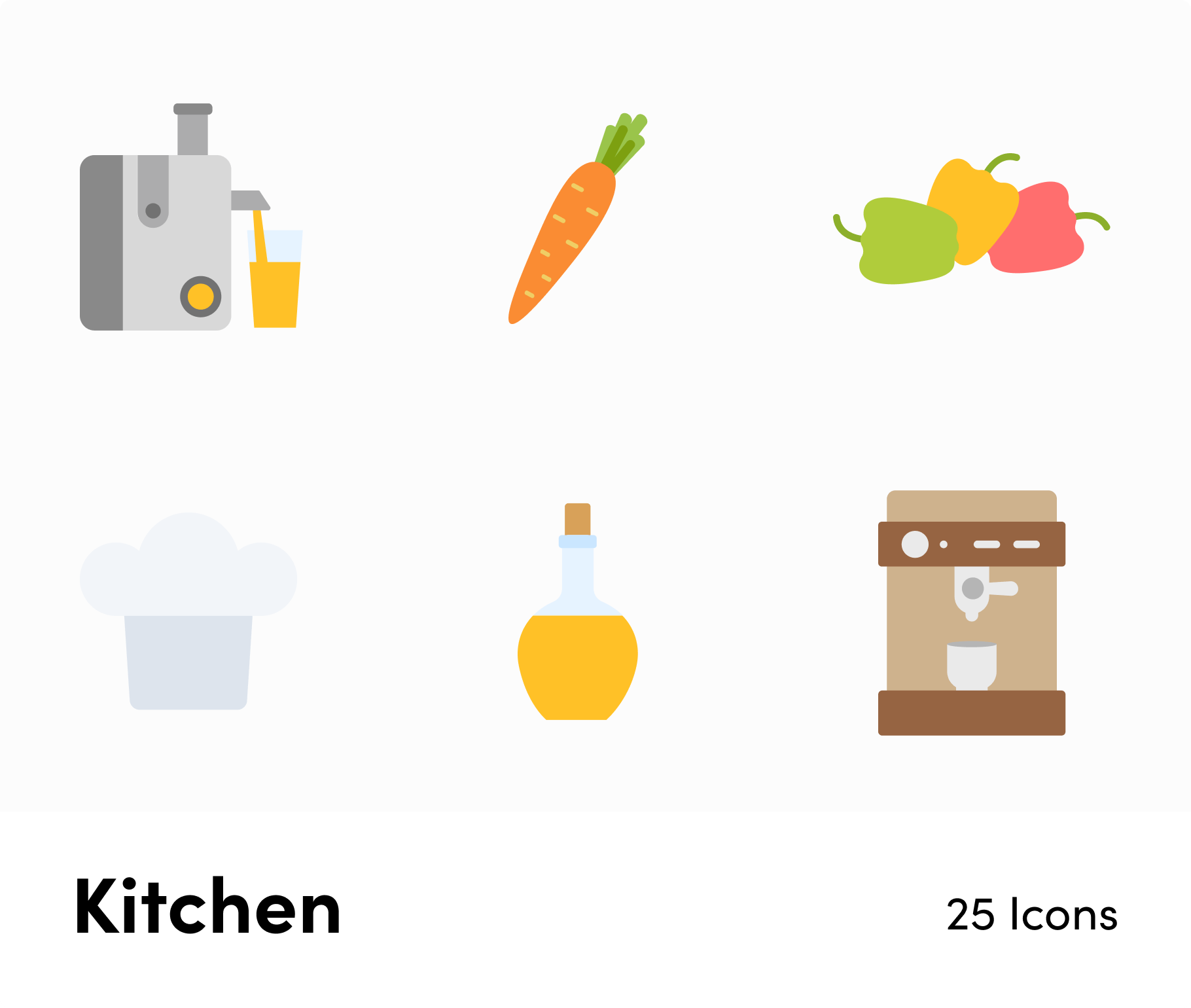 Kitchen-Flat-Vector-Icons Icons Kitchen Flat Vector Icons S01192203 powerpoint-template keynote-template google-slides-template infographic-template