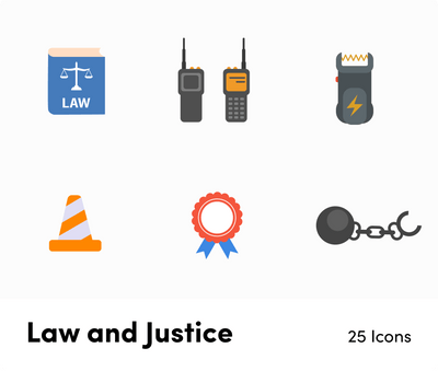 Law and Justice-Flat-Vector-Icons Icons Law and Justice Flat Vector Icons S12082102 powerpoint-template keynote-template google-slides-template infographic-template