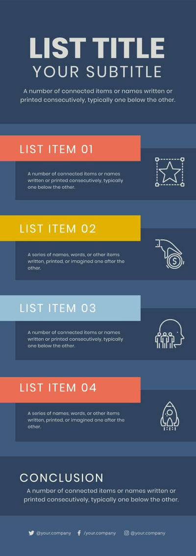 List-Infographics – Infografolio