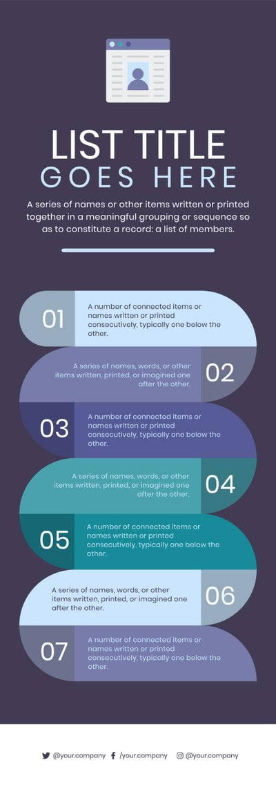 List-Infographics – Infografolio