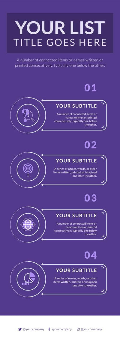 List-Infographics | Infografolio