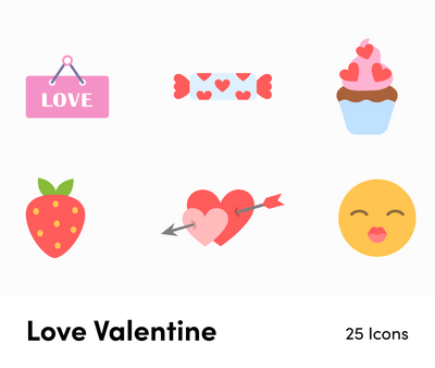 Love-Valentine-Flat-Vector-Icons Icons Love Valentine Flat Vector Icons S02142202 powerpoint-template keynote-template google-slides-template infographic-template