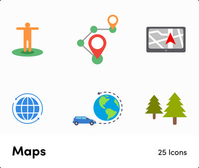 Maps-Flat-Vector-Icons Icons Maps Flat Vector Icons S12082104 powerpoint-template keynote-template google-slides-template infographic-template