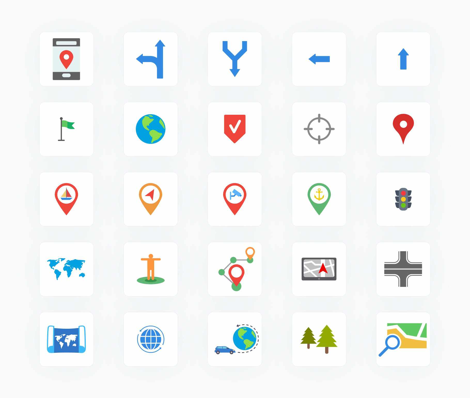 Maps-Flat-Vector-Icons Icons Maps Flat Vector Icons S12082104 powerpoint-template keynote-template google-slides-template infographic-template