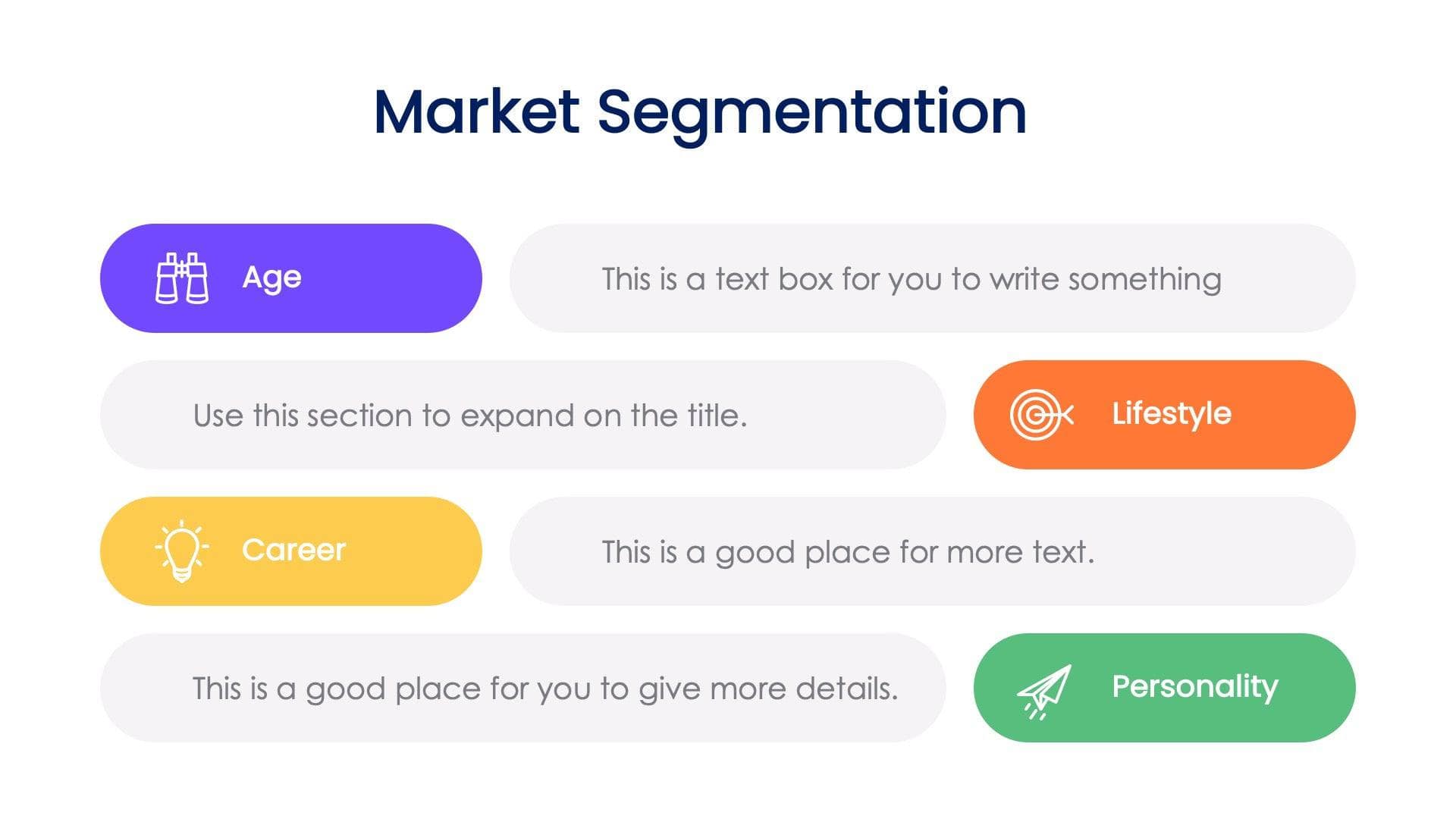 Market Segmentation Slide Infographic Template S09272207 | Infografolio