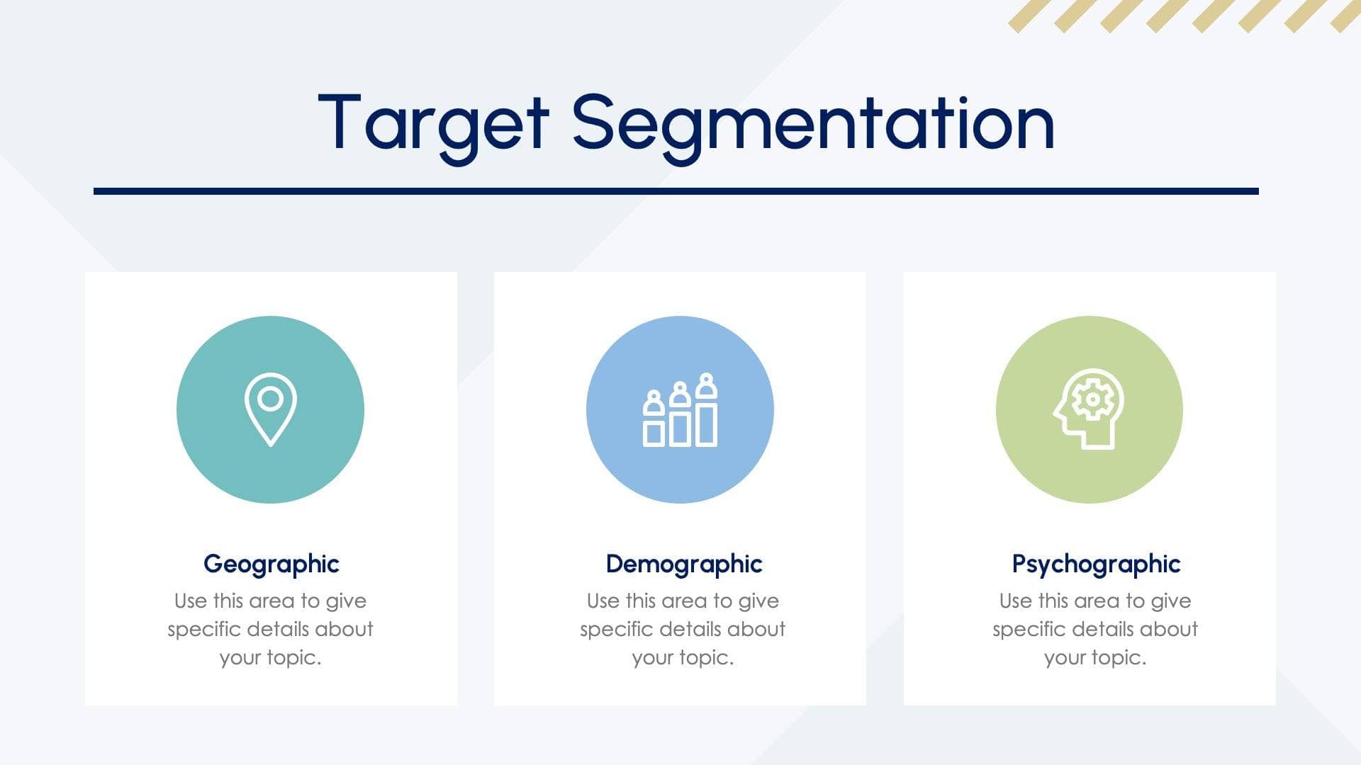 Target Segmentation Slide Template S10172201 | Infografolio