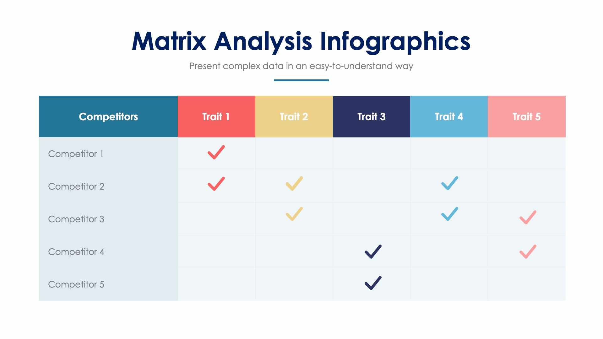 Matrix Analysis Slide Infographic Template S01172201 | Infografolio