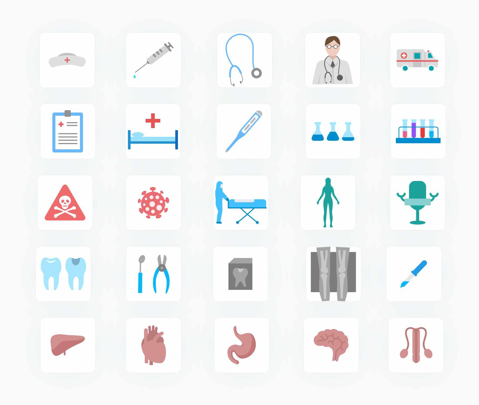 Medical-Flat-Vector-Icons Icons Medical Flat Vector Icons S12082103 powerpoint-template keynote-template google-slides-template infographic-template