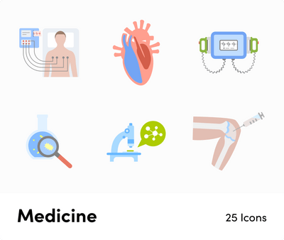Medicine-Flat-Vector-Icons Icons Medicine Flat Vector Icons S01192202 powerpoint-template keynote-template google-slides-template infographic-template