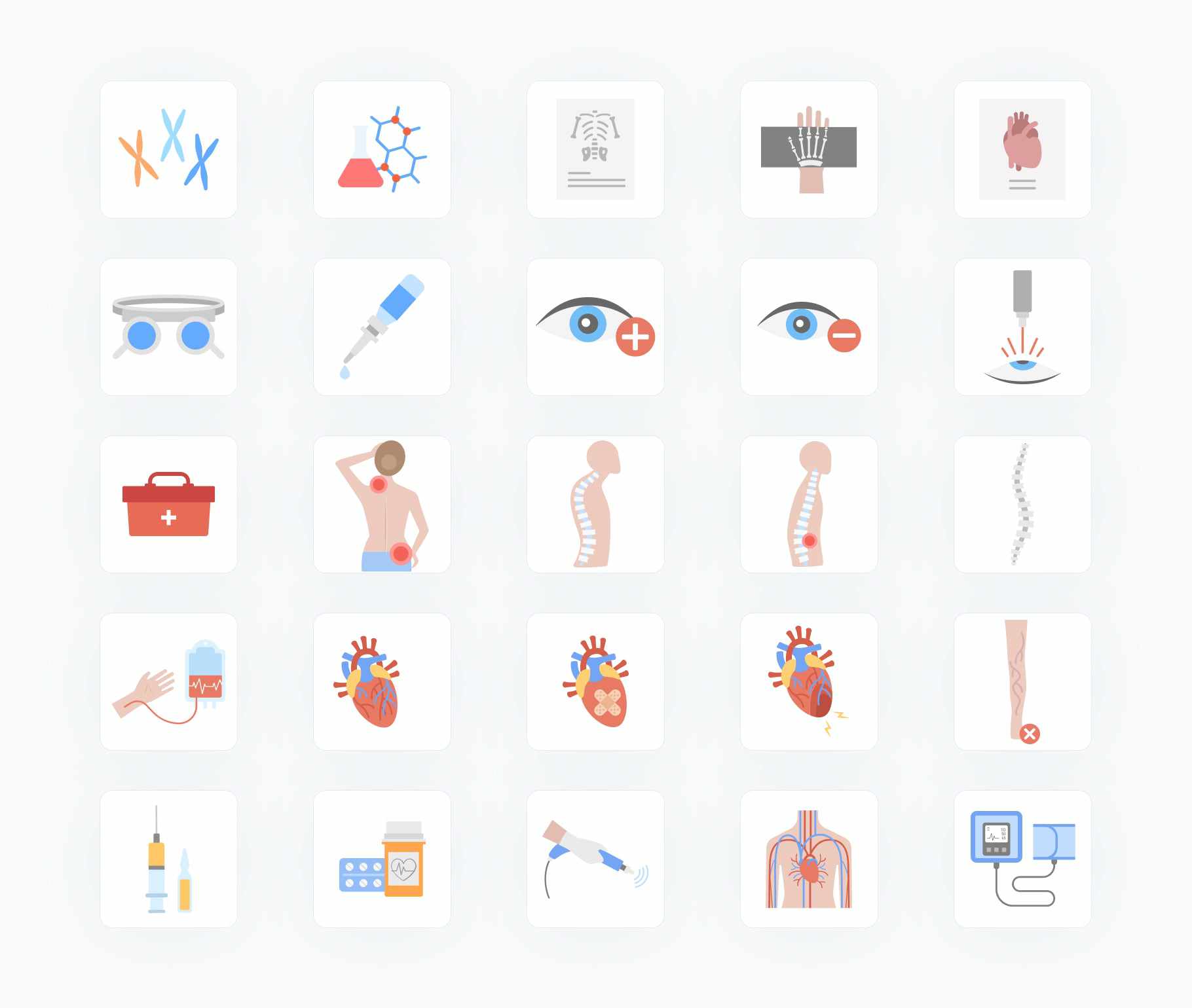 Medicine-Flat-Vector-Icons Icons Medicine Flat Vector Icons S01192203 powerpoint-template keynote-template google-slides-template infographic-template