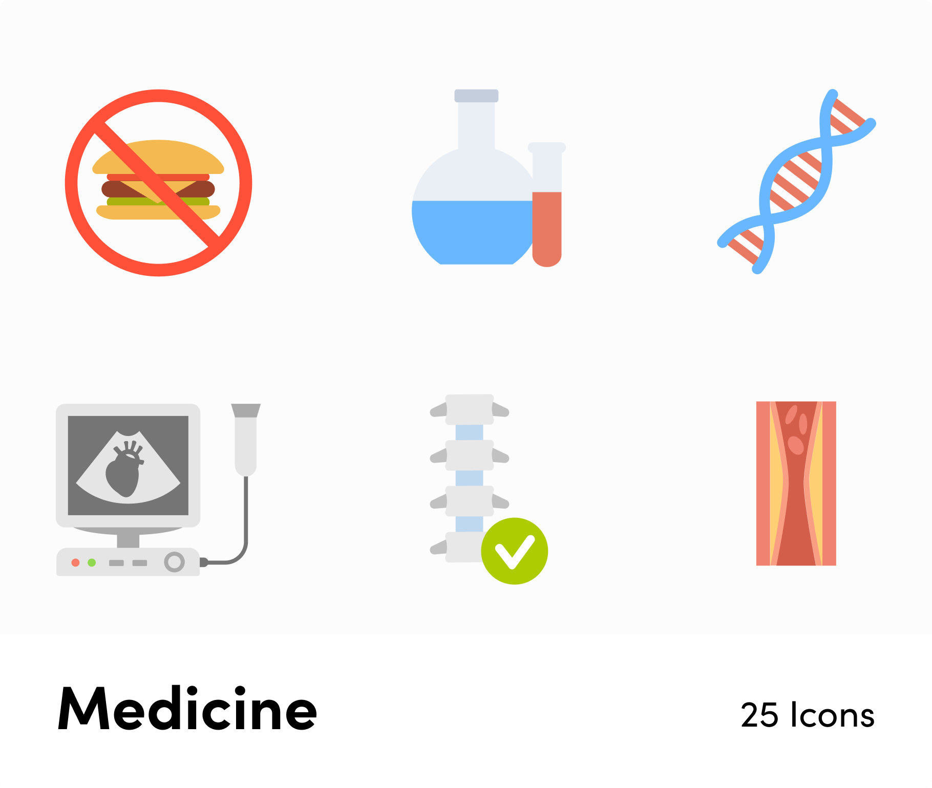 Medicine-Flat-Vector-Icons Icons Medicine Flat Vector Icons S01192204 powerpoint-template keynote-template google-slides-template infographic-template