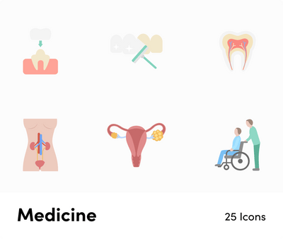 Medicine-Flat-Vector-Icons Icons Medicine Flat Vector Icons S01192206 powerpoint-template keynote-template google-slides-template infographic-template