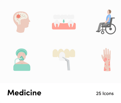 Medicine-Flat-Vector-Icons Icons Medicine Flat Vector Icons S01192207 powerpoint-template keynote-template google-slides-template infographic-template