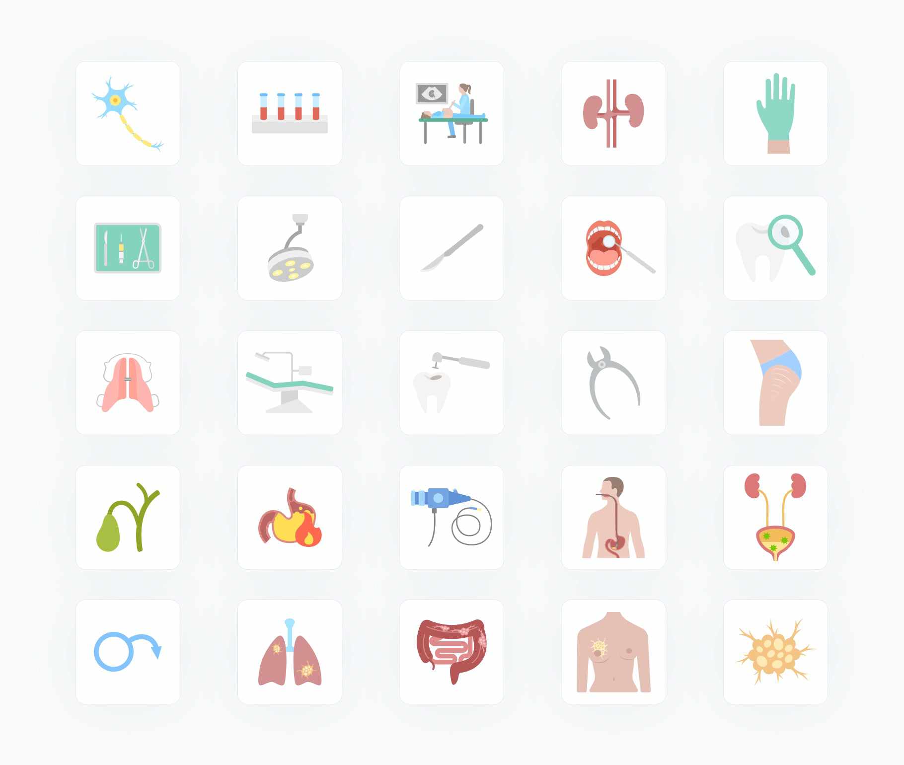 Medicine-Flat-Vector-Icons Icons Medicine Flat Vector Icons S01192208 powerpoint-template keynote-template google-slides-template infographic-template