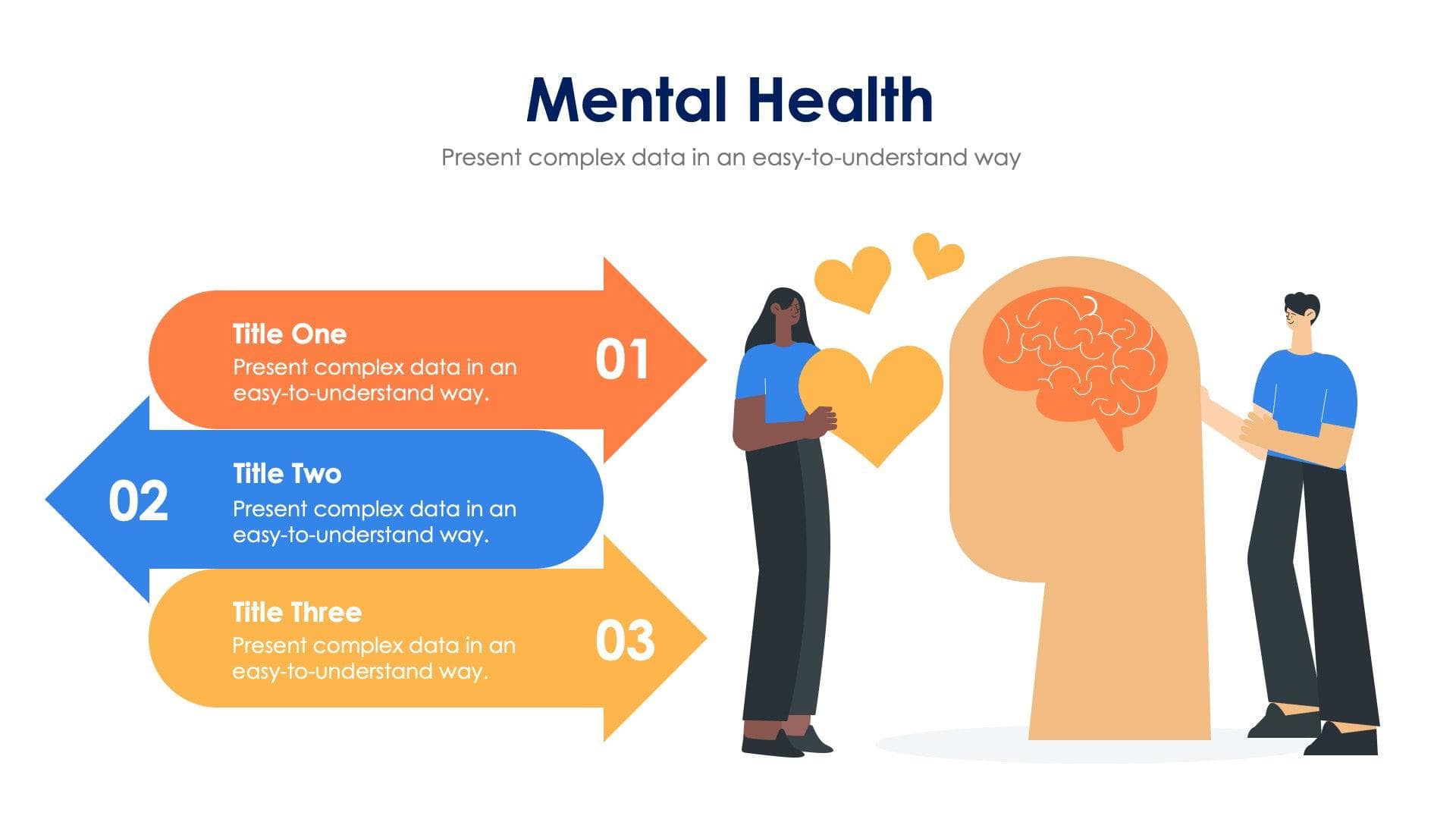 Mental Health Slide Infographic Template S05172206 | Infografolio