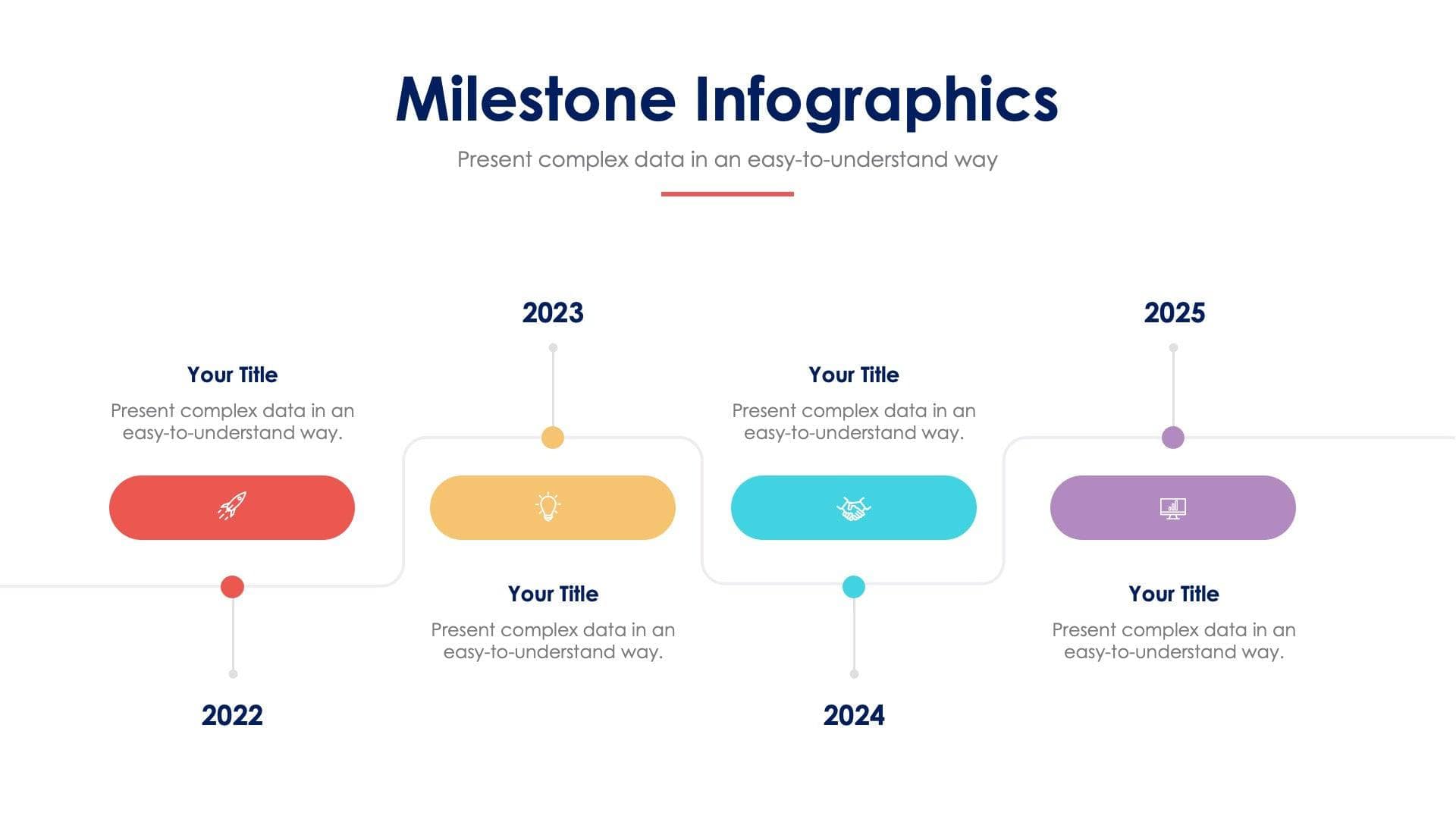 Milestone Slide Infographic Template S07222210 | Infografolio