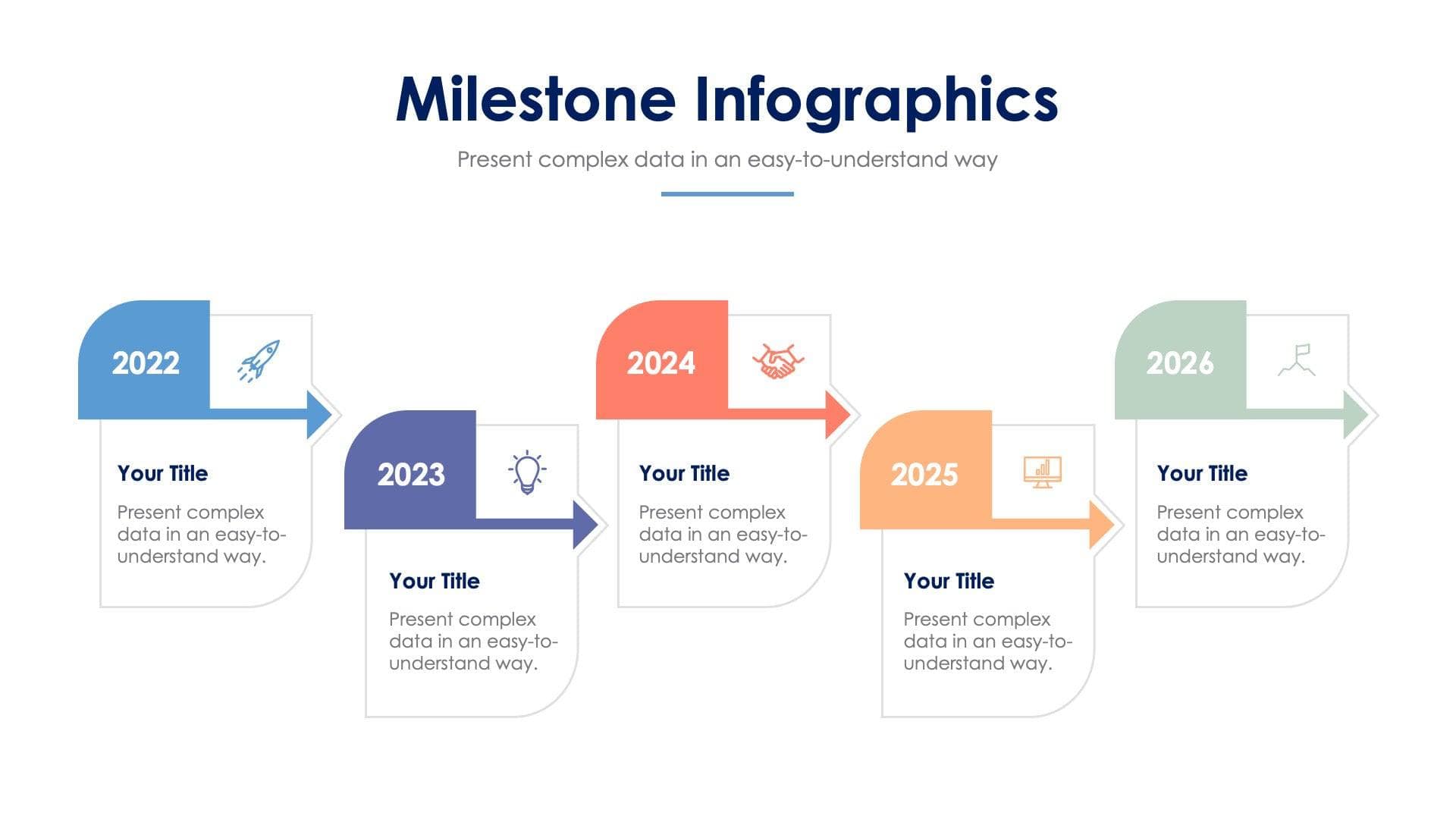 Timeline Milestone Chart for PowerPoint and Google Slides