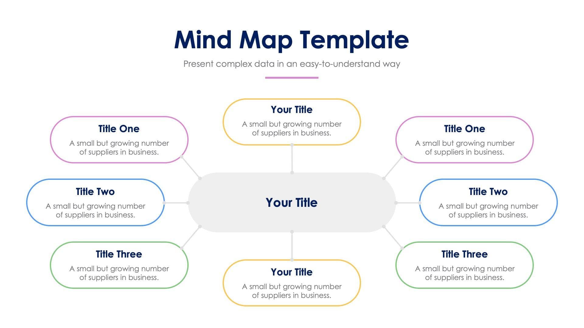 Mind Maps Diagrams Slide Infographic Template S06102211 | Infografolio