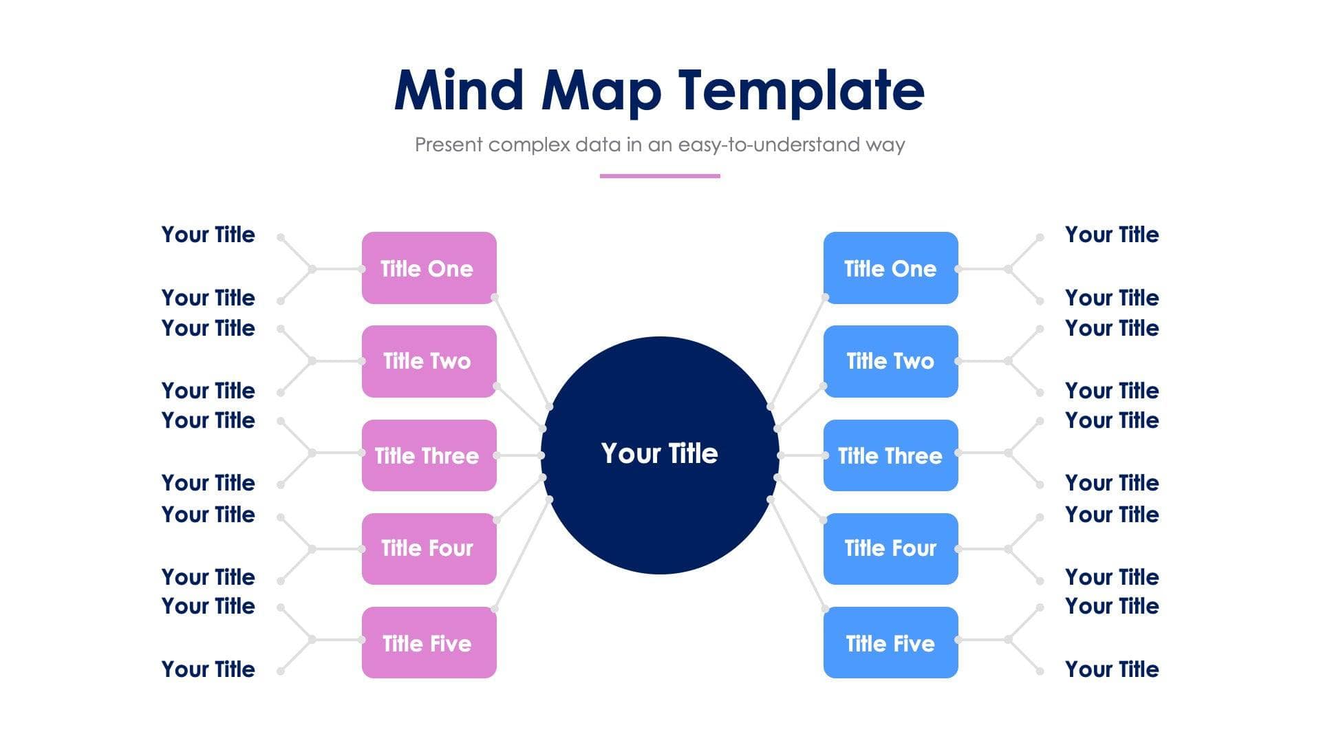 Mind Maps Diagrams Slide Infographic Template S06102213 | Infografolio