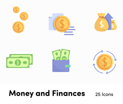 Money and Finances Flat Vector Icons S11262101-Icons-Finances-Flat-Vector-Icons-Powerpoint-Keynote-Google-Slides-Adobe-Illustrator-Infografolio