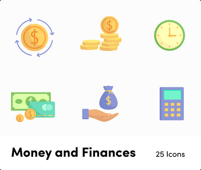 Money and Finances Flat Vector Icons S11262102-Icons-Finances-Flat-Vector-Icons-Powerpoint-Keynote-Google-Slides-Adobe-Illustrator-Infografolio