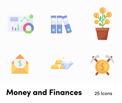 Money and Finances Flat Vector Icons S11262104-Icons-Finances-Flat-Vector-Icons-Powerpoint-Keynote-Google-Slides-Adobe-Illustrator-Infografolio