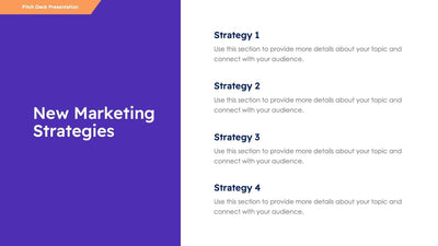 New-Marketing-Strategies-Slides Slides New Marketing Strategies Purple and Orange Slide Template S10172201 powerpoint-template keynote-template google-slides-template infographic-template