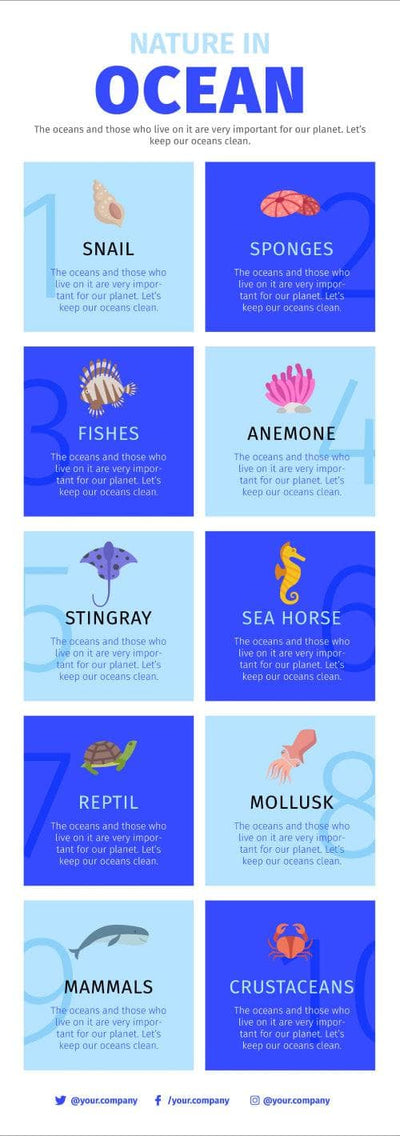 Oceans-Infographics Infographics Nature in Oceans Infographic Template powerpoint-template keynote-template google-slides-template infographic-template
