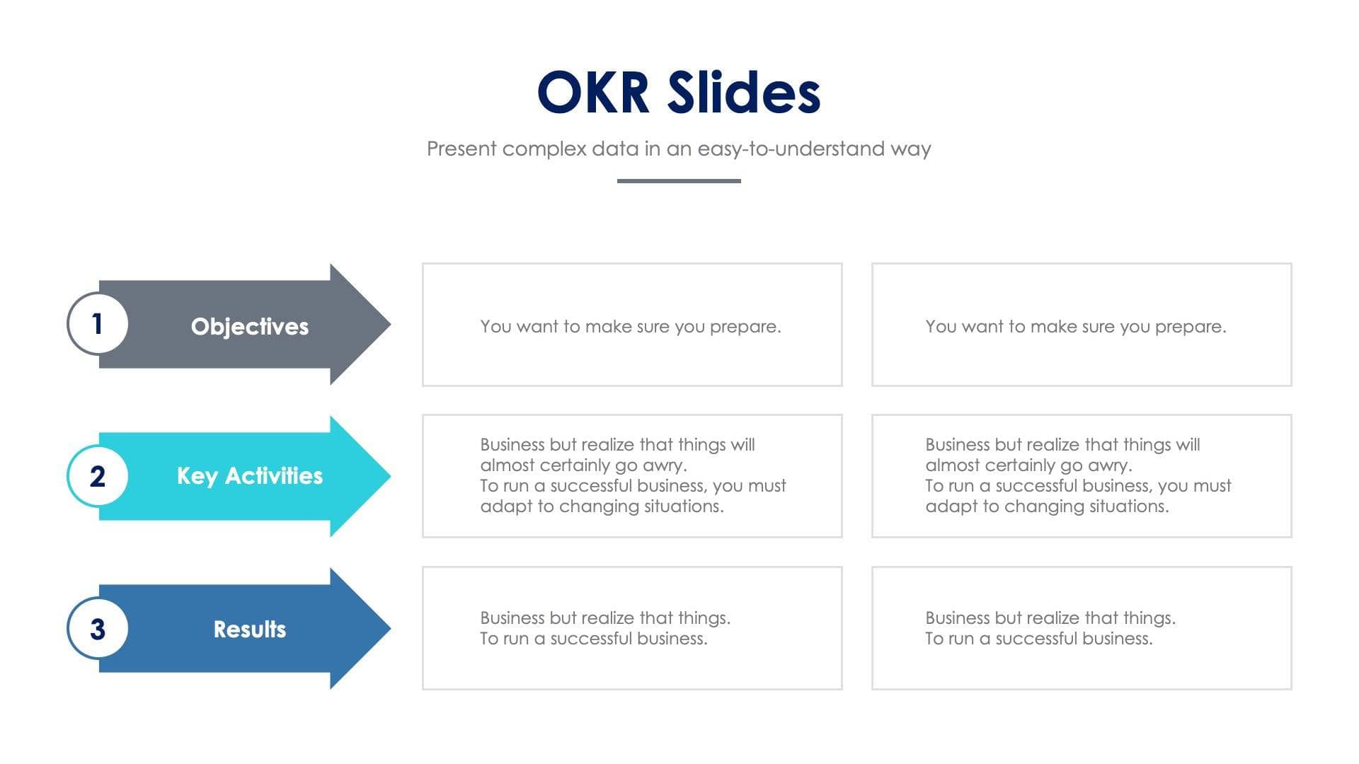 OKR Slide Infographic Template S06072218 | Infografolio