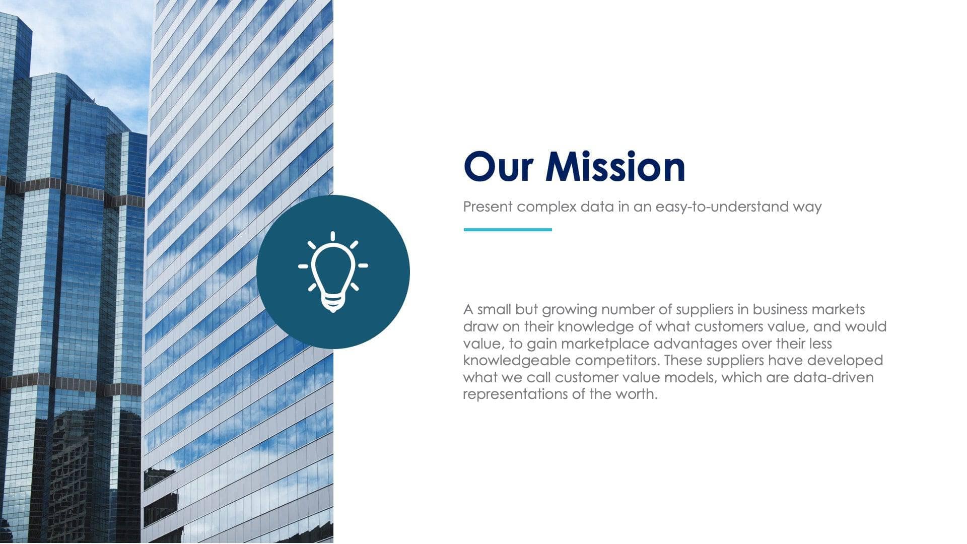OUR MISSION TEMPLATE visual data 8