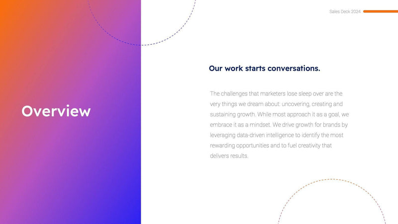 Overiview Example Slides Overview-Slides | Infografolio