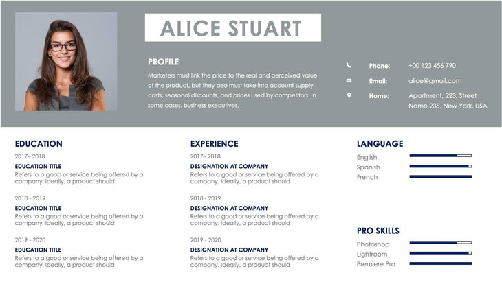 Personal Resume-Slides Slides Personal Resume Slide Infographic Template S01112213 powerpoint-template keynote-template google-slides-template infographic-template