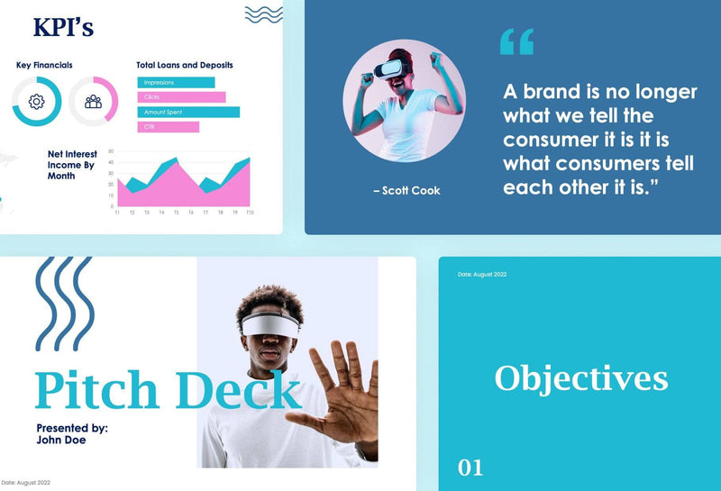 Pitch-Deck-Slides Slides Blue Light Magenta Simple and Professional Presentation Pitch Deck Template S09292201 powerpoint-template keynote-template google-slides-template infographic-template