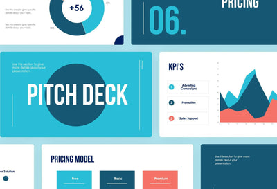 Pitch-Deck-Slides Slides Teal Blue Pitch Deck Template S09282201 powerpoint-template keynote-template google-slides-template infographic-template