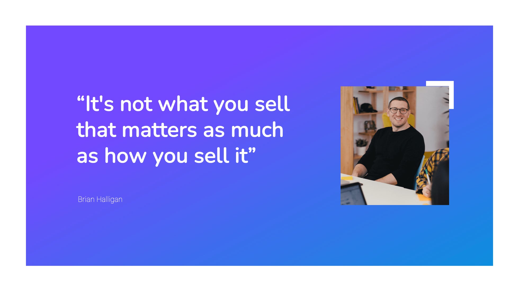 Violet and Blue Gradient and Clean Presentation Sales Deck Template S1