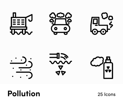 Pollution-Outline-Vector-Icons Icons Pollution Outline Vector Icons S12212101 - For Member powerpoint-template keynote-template google-slides-template infographic-template
