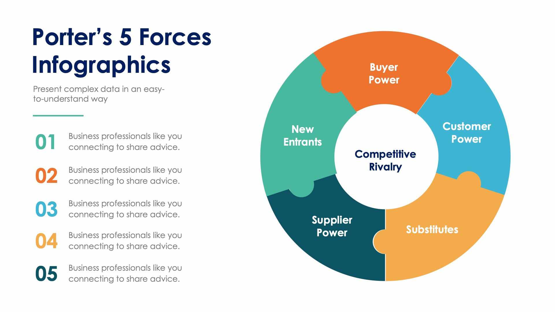 Porter’s 5 Forces Slide Infographic Template S01192211 | Infografolio