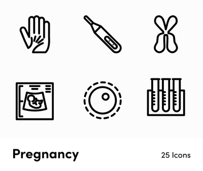 Pregnancy-Outline-Vector-Icons Icons Pregnancy Outline Vector Icons S12222101 powerpoint-template keynote-template google-slides-template infographic-template