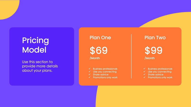 Pricing-Model-Slides | Infografolio