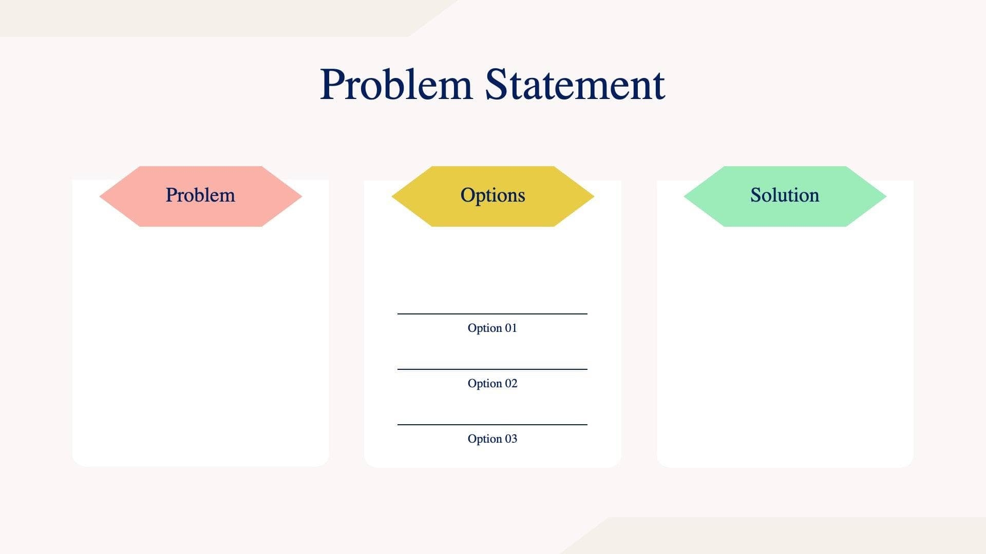 Problem Statement Slide Infographic Template S08152208 | Infografolio