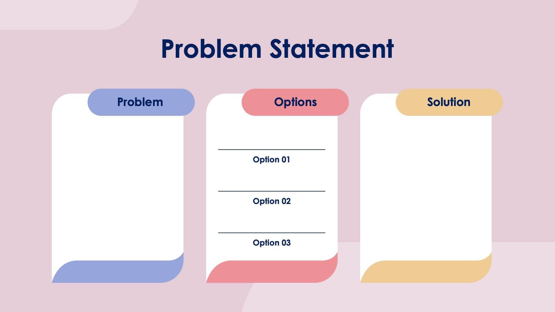 Problem Statement Template Powerpoint