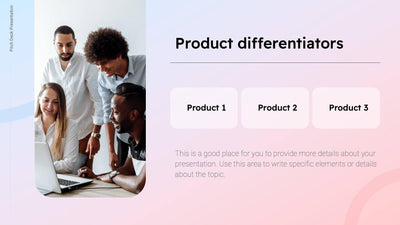 Product-Differentiators-Slides Slides Product Differentiators Red and Blue Slide Template S11012201 powerpoint-template keynote-template google-slides-template infographic-template