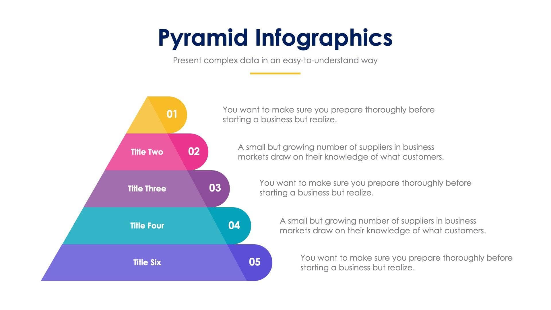 Pyramid Slide Infographic Template S07262212 – Infografolio