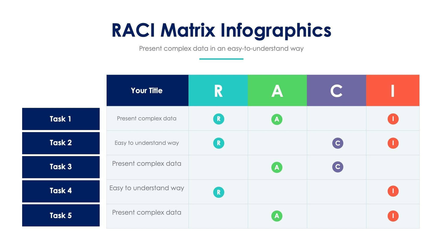 RACI Matrix Slide Infographic Template S03142206 – Infografolio