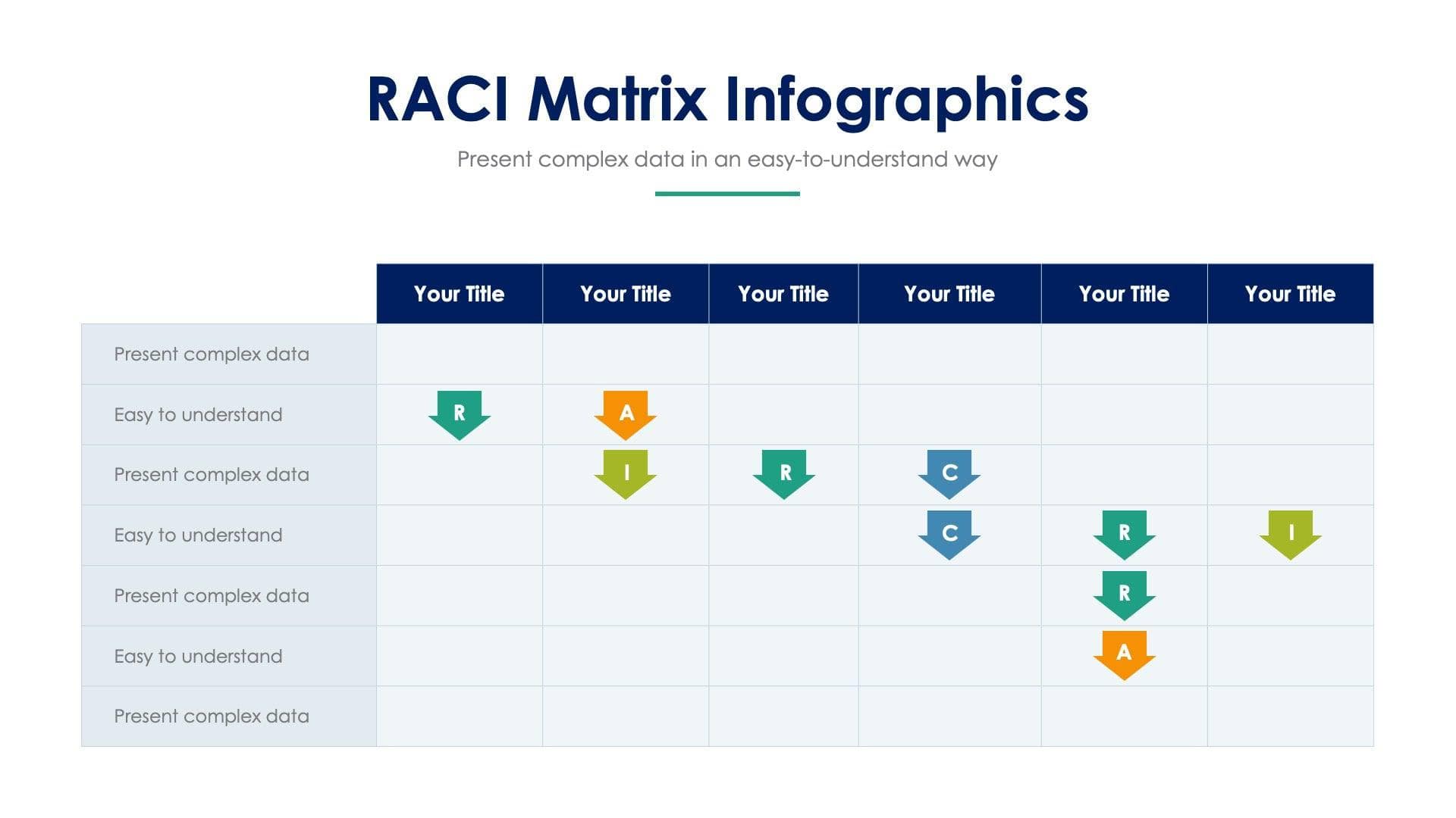 RACI Matrix Slide Infographic Template S03142214 | Infografolio