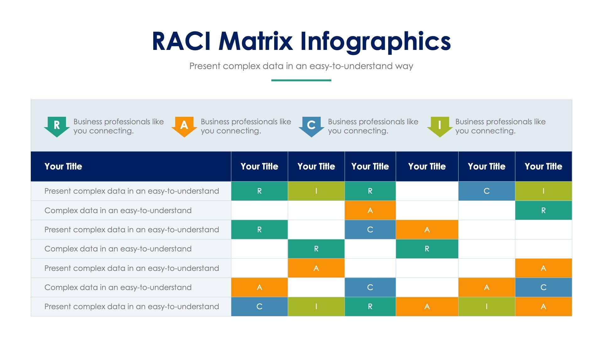 RACI Matrix Slide Infographic Template S03142218 | Infografolio