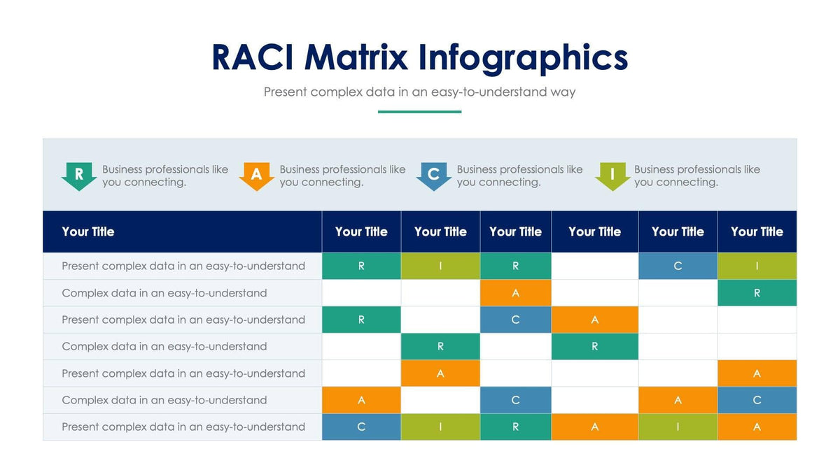 RACI Matrix Slide Infographic Template S03142218 – Infografolio
