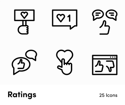 Ratings Customer Review-Outline-Vector-Icons Icons Ratings Customer Review Outline Vector Icons S12212101 powerpoint-template keynote-template google-slides-template infographic-template